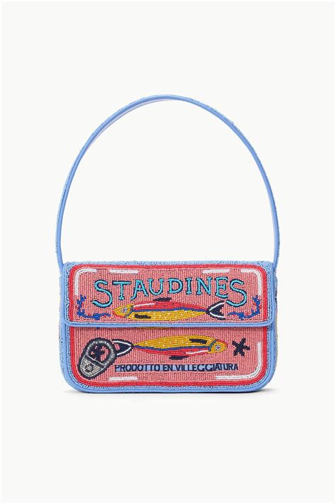 beaded staud bag dupe|staud beaded tote bag sardines.